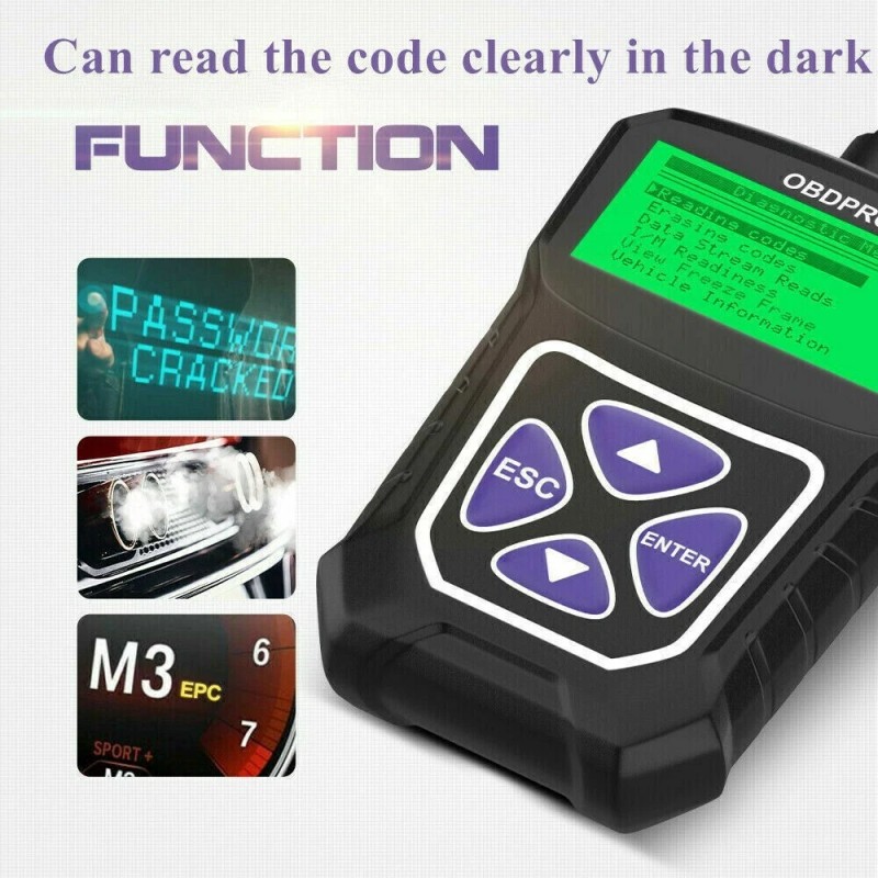 OBDPROG Mitsubishi Mirage Engine Fault Erase Code Scanner OBD2 DTC