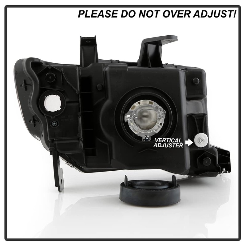 ACANII - For 2006-2014 Honda Ridgeline Headlights Headlamps Replacement 06-14