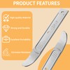 MCSDFN 2 Pack 4140 Pry Tool, Pry Bar Trim Removal