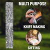 Nesmo 521 Damascus Steel Blank Billet Snack Feather Patern Bar