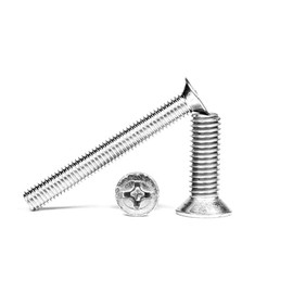 M4 (4mm x 12mm) A2 Stainless Steel Phillips Countersunk Machine Screws Flat Head DIN 965 (Pack of 20) F03B
