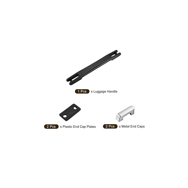 METALLIXITY Luggage Handle Replacement (220mm/8.66") 1Pcs, Plastic Spare Strap Handle