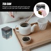 STOBAZA 3pcs Tinplate Tea Canisters with Sealing Lids Loose Leaf
