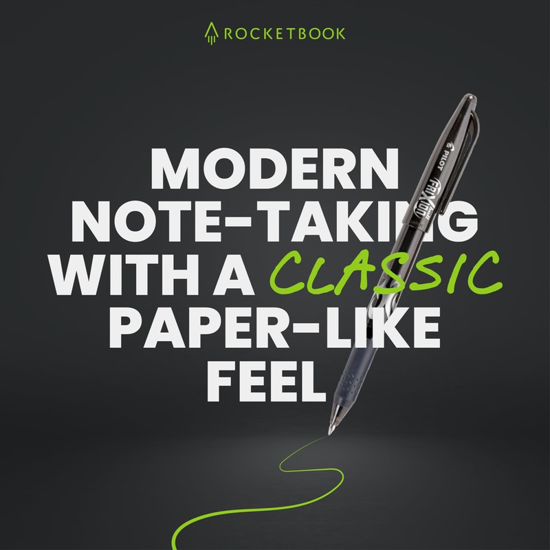 Rocketbook Pro 2.0 Reusable Professional Smart Notebook, Letter Size 8.5x11,