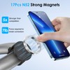 EEEKit Magnetic Bike Mount Handlebar, 17 N52 Magnets Phone Holder
