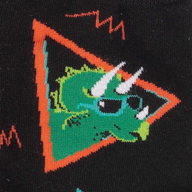Sock It To Me, Men's Crew Dinosaur Socks, Jurassic Party