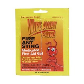 Wipe-Away Pain for Fire Ant Sting