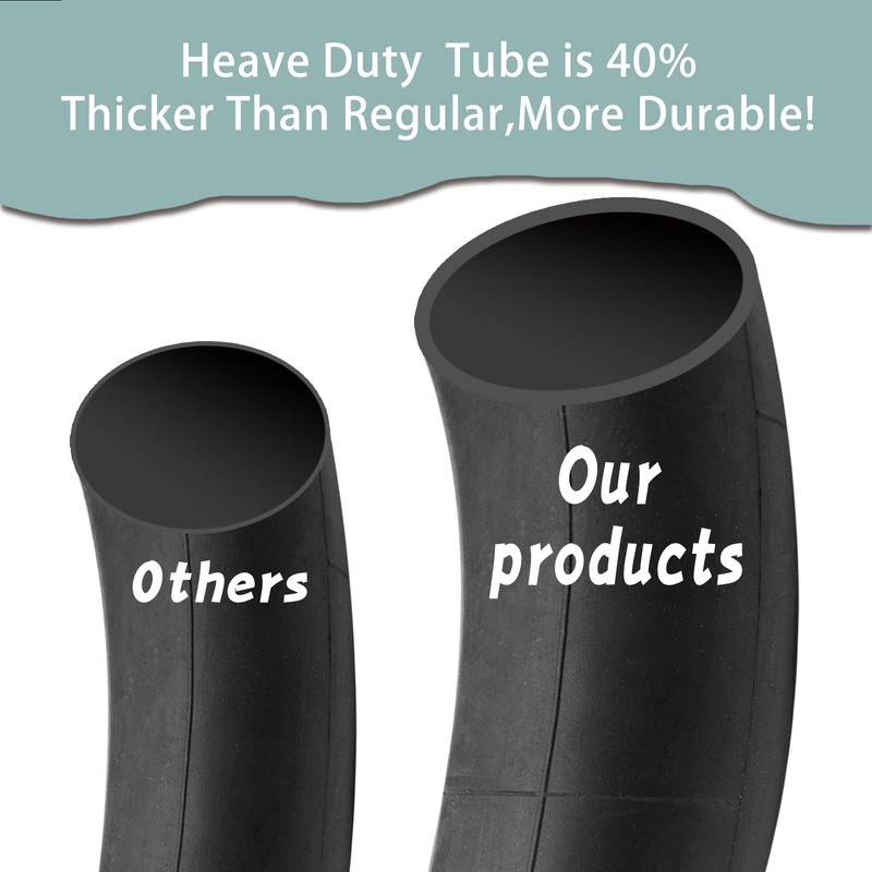 (2-Pack) 26x2.125/2.40 BicycleTubes 26x2.125/2.35/2.4 Bike Tubes