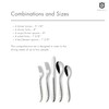 Danialli Hammered Silverware Set | Premium 18/10 Stainless Steel Flatware