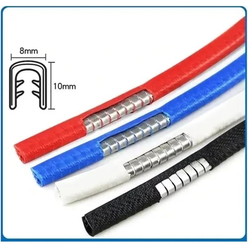 Protector Borde Puerta Auto Sello Hule Moldura Antirrayas Universal 5m