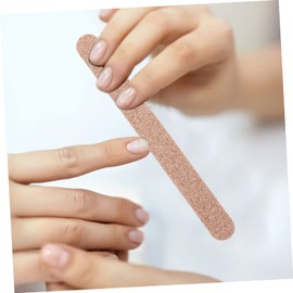 Minkissy 40pcs Double-Sided Glitter Powder Nail Art Files Polishing Strips for Manicure for Home and Salon Use Includes Gold Silver Pink and Orange Colors