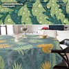 ANRO Oilcloth Tablecloth Washable Wax Tablecloth Garden Tablecloth Round Oval