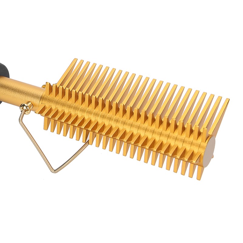 Electric Heating Comb WetDry Straightening Curling Hot Brush Hair Styling