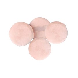 4 Piezas Puff Redondo Para Polvo Suelto Borla Para Maquillaje Esponja De Aire Para Base Y Corrector Para Piel Delicada Uso En Salón Hogar Y Viaje 2.44