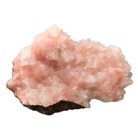 Pink Heulandite Crystals and Healing Stones Mineral Specimen - Premium Semi Precious Gem Stones for Spiritual Growth - Healing Crystals Geodes Clusters for Meditation, Chakra Balance, and Energy (S)