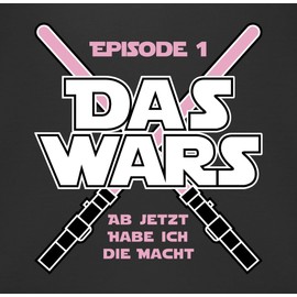 Shirtracer - Baby Bib - For Birth - Das Wars Jetzt habe ich die Macht, 1 black