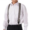 Peace Kobo Suspenders 2-Way 1.4 inches (35 mm) Herringbone Pattern,