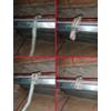plastik2 10 x Silver Iron Roller Shutter Hooks Hanging Rail