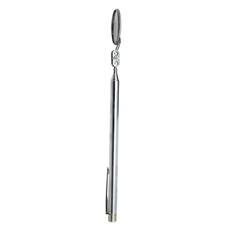 Inspection Mirror,XL Telescoping,10in.L