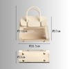 smasol Mini Bag Style Smart Key Case, Genuine Leather, Women's,