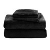 Elegant Comfort Luxuriously Soft 4-Piece Velvet Plush Flannel Sheet Set