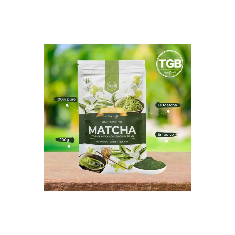 Té Matcha 100 Puro Premium Orgánico 100 Gramos