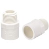 TOP-VIGOR 20Pcs PVC Pipe Fitting, 20mm Slip X G1/2 Male