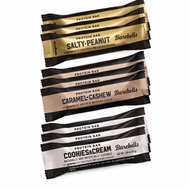 Barebells Protein Bars Variety Pack (9 Count) – Salty Peanut, Caramel Cashew & Cookies and Cream – High Protein Snack Bundle by FlexFinity