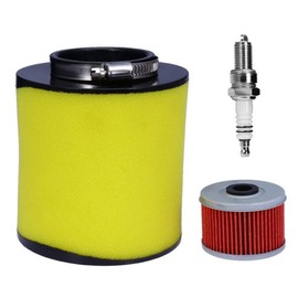 AUTVAN Air Filter Replacement for Honda Rancher 350/Foreman 400 & 450 1992-2000 Fourtrax 300 Included Oil Filter & Spark Plug New