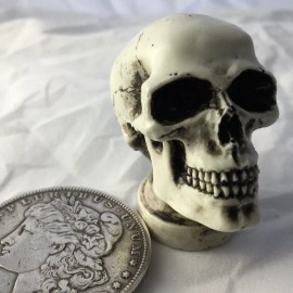 BawdyPartz Skull Nut 1/4x20 Hot Rat Street Rod Hearse Air Cleaner Filter Made in USA  29TN