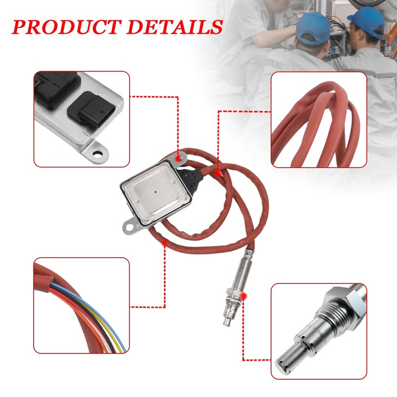 YINAVAGAD 0101532228 A0101532228 5WK97338A NOx Sensor Upstream Inlet Nitrogen Oxide