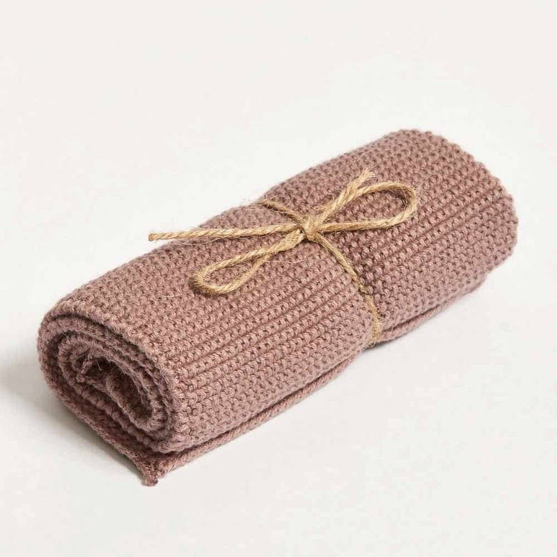 Brightwood Organic Cotton Face Washer All Purpose Cloth, Natural