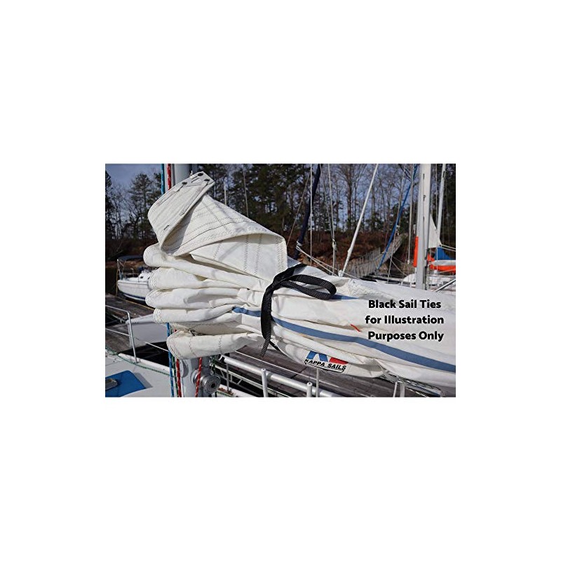 EZ-Xtend Sail Ties Marine Loop Heavy Duty UV Resistant Polyester