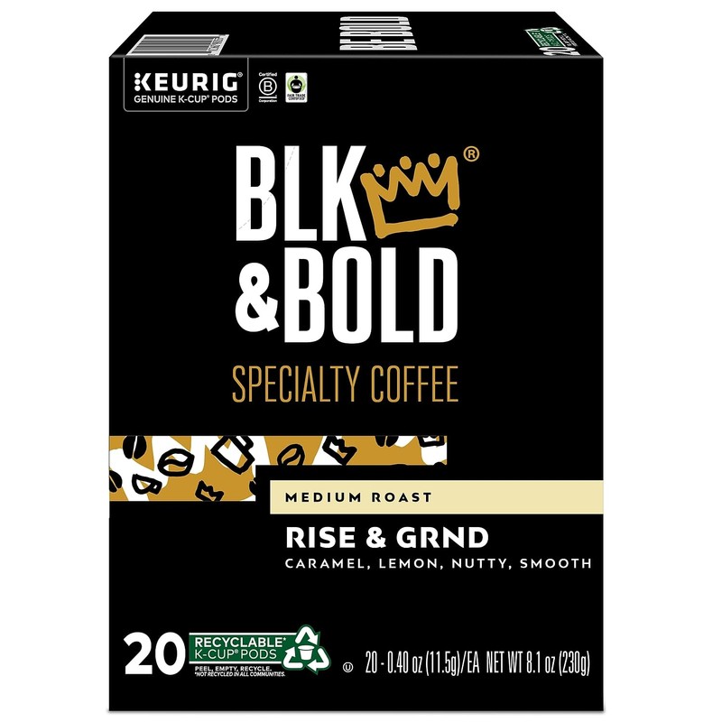 BLK & Bold Rise & GRND, Keurig Single Serve K-Cup
