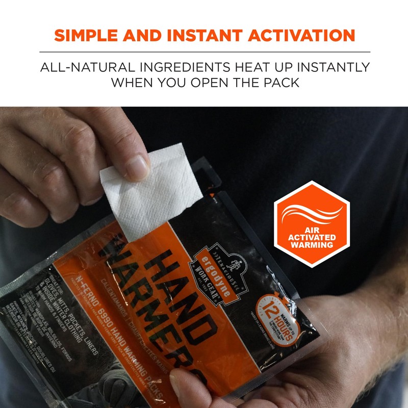 Ergodyne N-Ferno Warming Packs, White (16990)