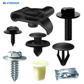 50 piezas para motor Toyota bajo de la cubierta guardabarros parachoques tornillo clips remache sujetador