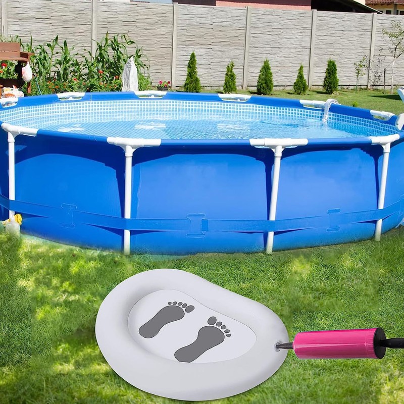 Inflatable Swimming Pool Foot Bath Foldable Foot Soaking Bath Basin