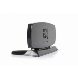 AX INTERNA DVB-T2 HD Indoor Aerial - Active with Amplifier 10-25 dB Max - Includes Connection Cable and External Power Supply - DVB-T/DVB-T2 TV Antenna