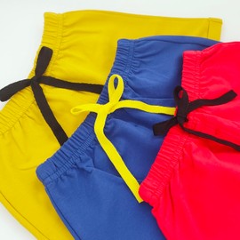 Jagrove Toddler Boys Girls Shorts 3 Pack Little Kids Cotton Sport Jogger Shorts Summer Solid Color Active Short Pants