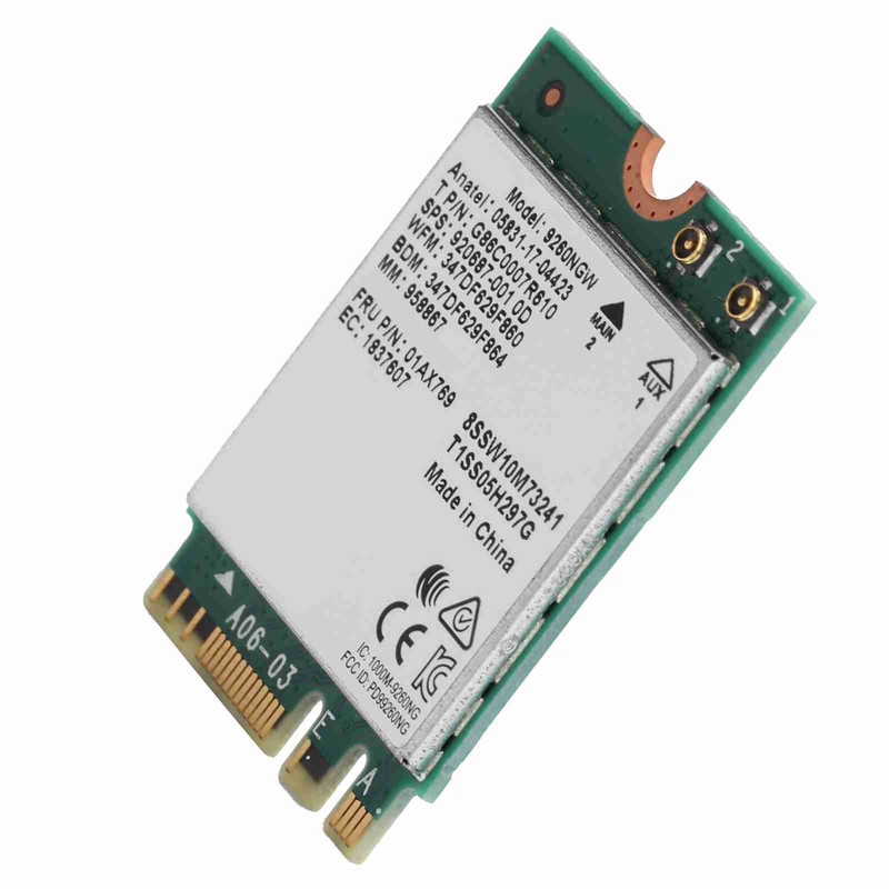 Wireless Wifi Card Antenna Bluetooth 5.0 Dual Band Supplies 9260NGW