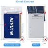 Xtrafast 6 Pack Vertical ID ID Card Holder Waterproof Card