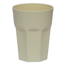 Gariella Plastic Cups Beige Drinking Cups Party Cups Plastic Drinking Glasses Reusable 0.25 L