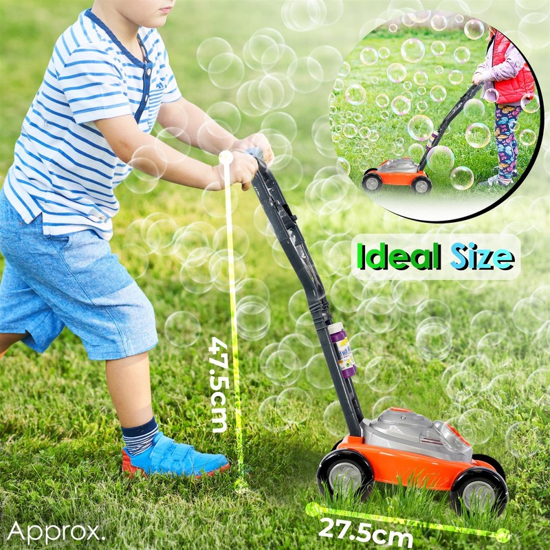 The Magic Toy Shop Red Bubble Maker Kids Bubble Mower