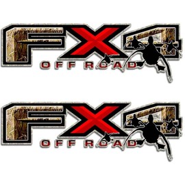 Camouflage FX4 Duck Hunting Truck Decal Set
