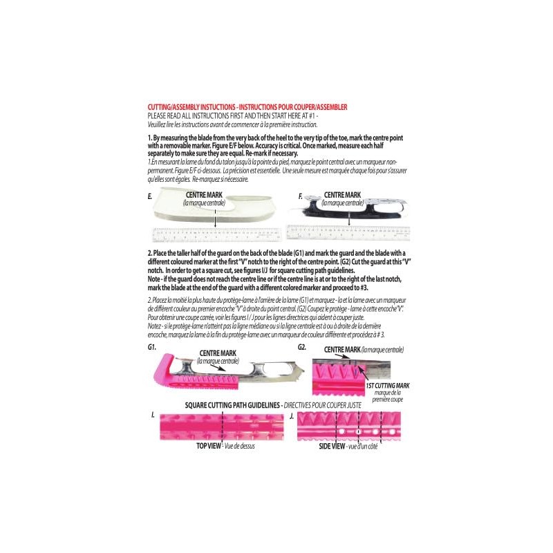 (Pearlz: Pink) - Guardog Top Notch Hard Adjustable Skate Guards