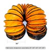 16"×16.4FT PVC Flexible Duct Hose, Flame Retardant HVAC Ducting with