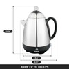 APOXCON Electric Coffee Percolator Stainless Steel Coffee Maker with Clear