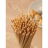 90 Brochetas de bambu, Palillos con punta Palo 30 cm