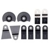 Oscillating Accessory Kit SUPERTOOL 10-Piece Multi-Tool Accessory Kit Mix Oscillating