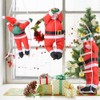 Santa Claus Pendant Santa Hanging Doll Ladder Rope Climbing Tree